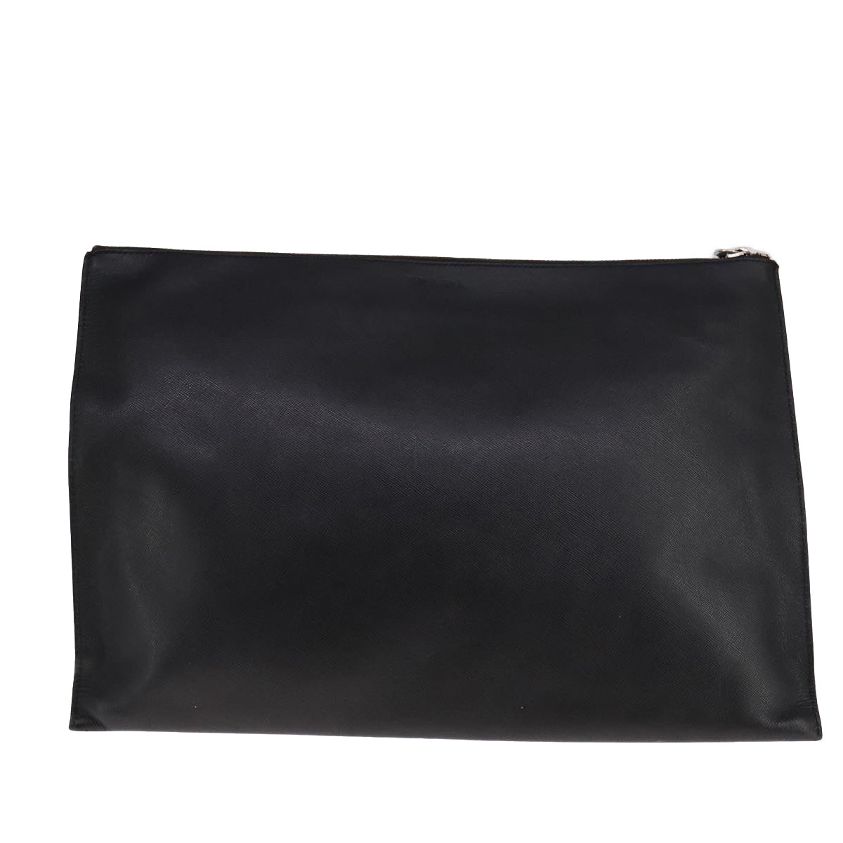 Prada Black Leather Clutch Bag (Pre-Owned)
