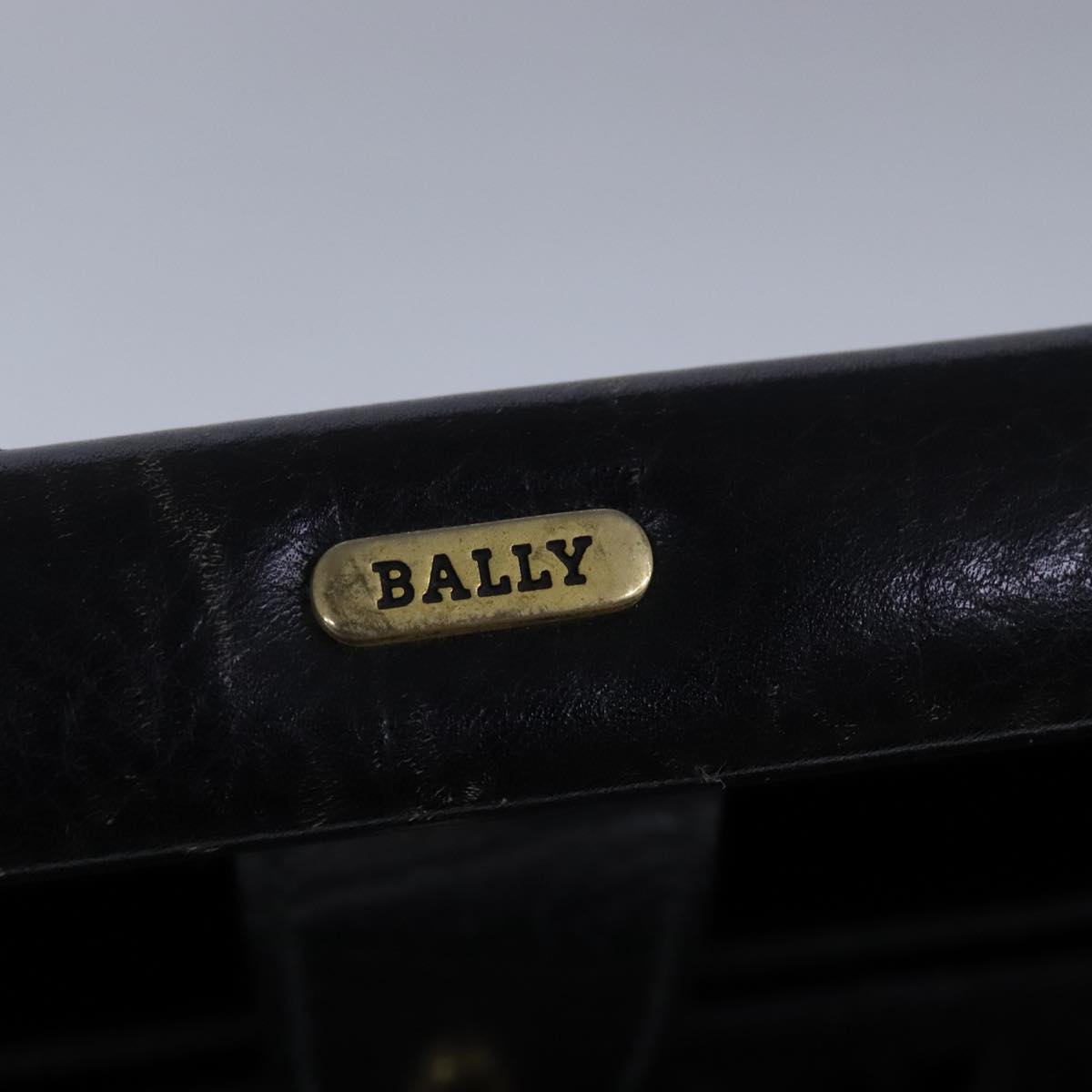 Bally Black Leather Briefcase Bag (Pre-Owned)