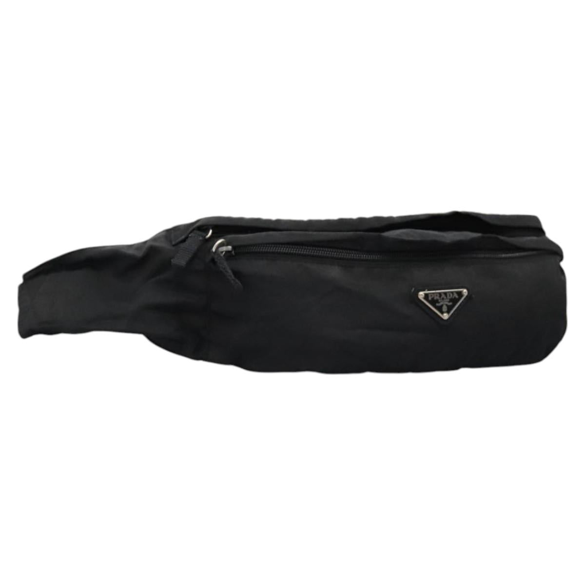 Prada Tessuto Black Synthetic Clutch Bag (Pre-Owned)