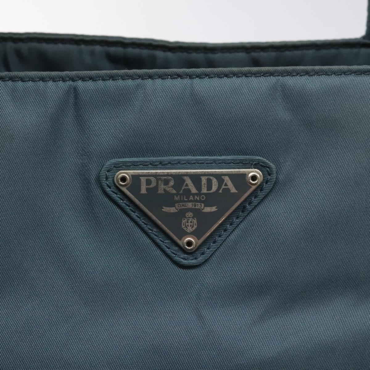 Prada Blue Synthetic Handbag (Pre-Owned)