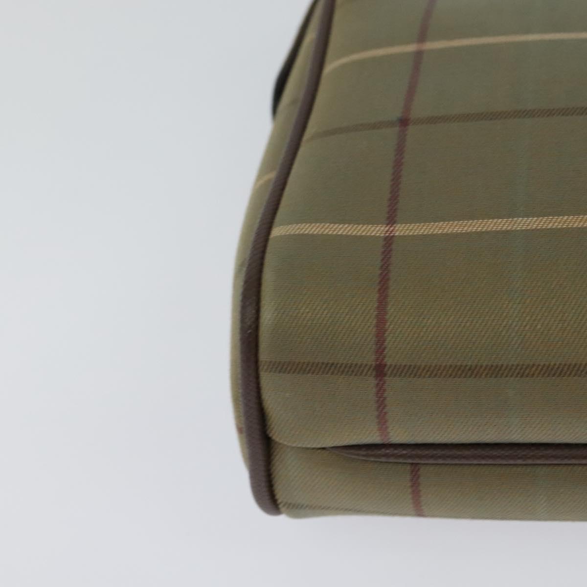 Burberry Nova Check Beige Canvas Clutch Bag (Pre-Owned)