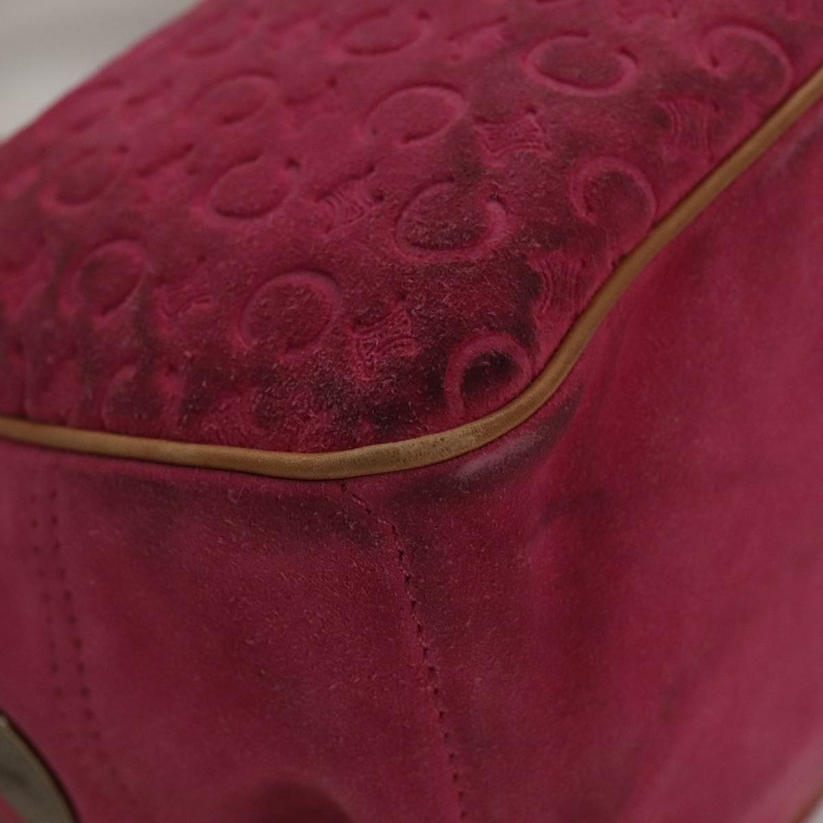 Céline Boogie Pink Canvas Handbag (Pre-Owned)