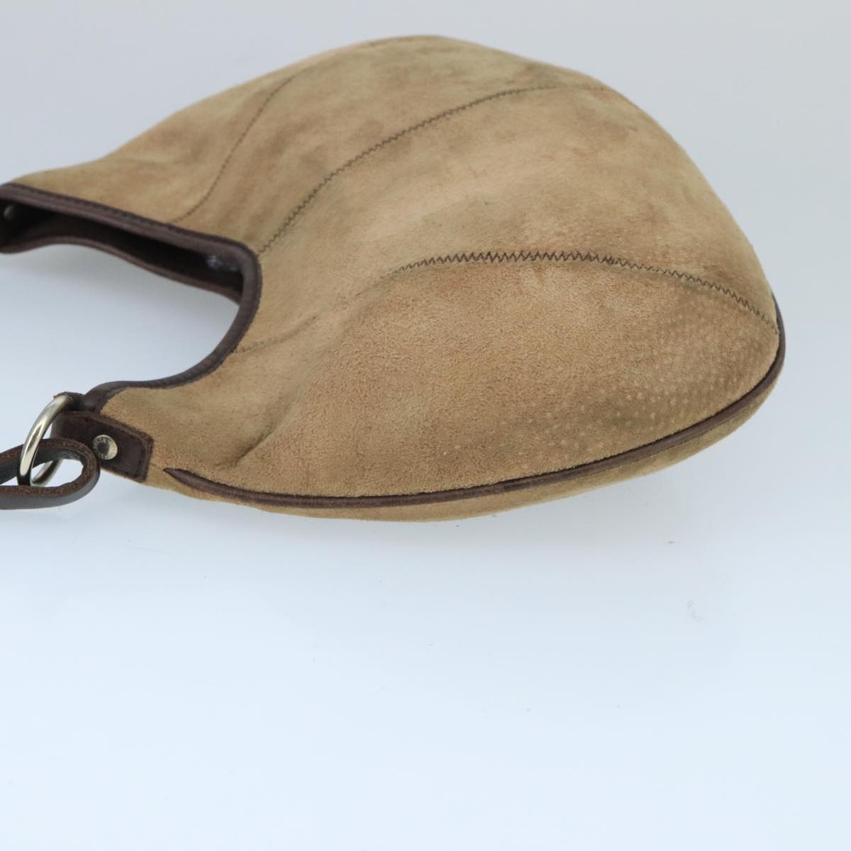 Burberry Blue Label Beige Suede Shoulder Bag (Pre-Owned)