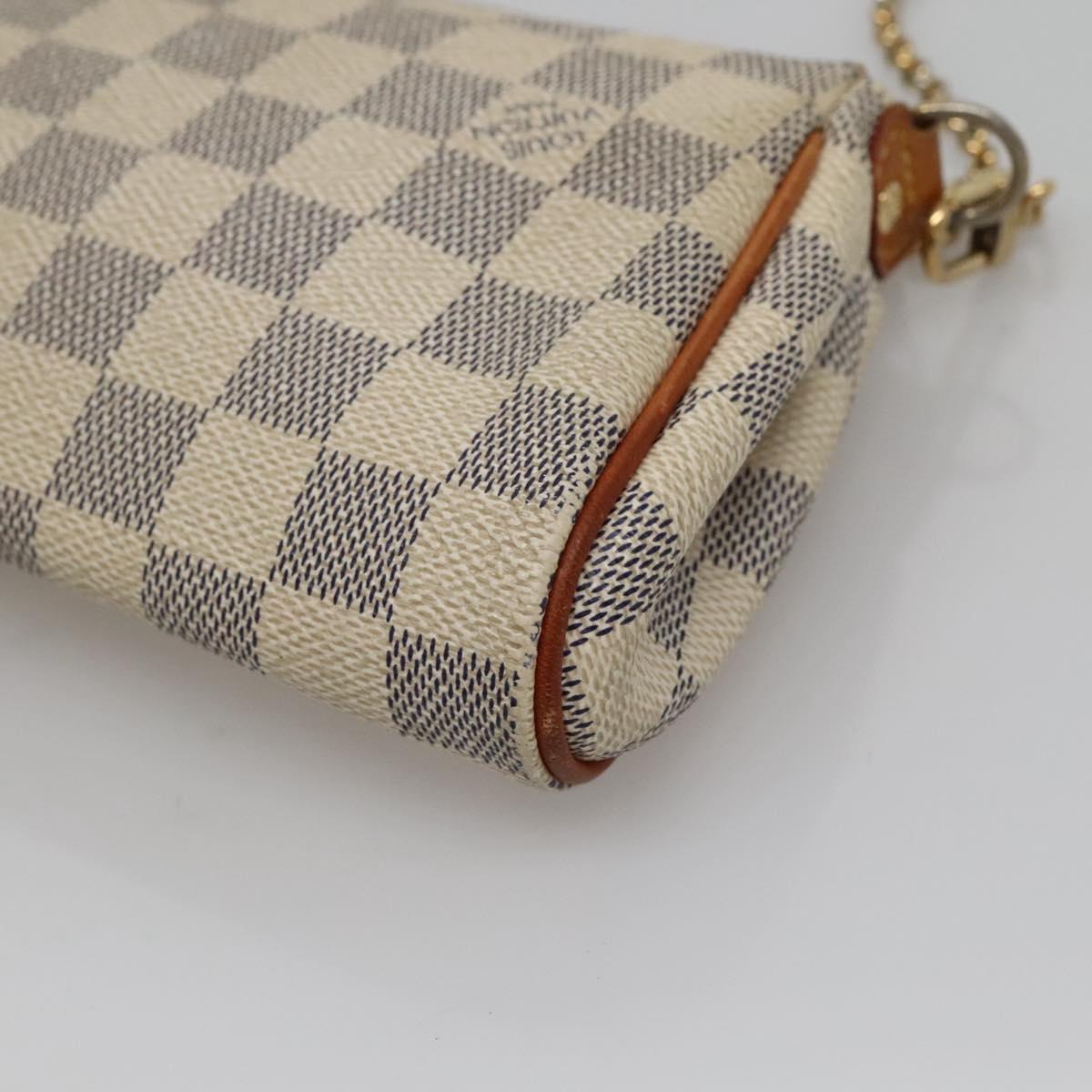 Louis Vuitton Eva White Canvas Shoulder Bag (Pre-Owned)