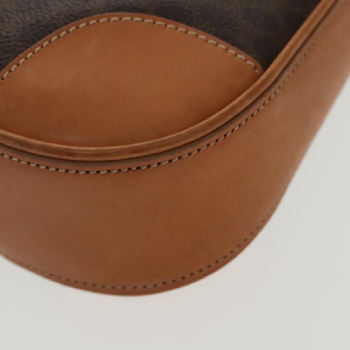 Céline Macadam Brown Canvas Shoulder Bag (Pre-Owned)