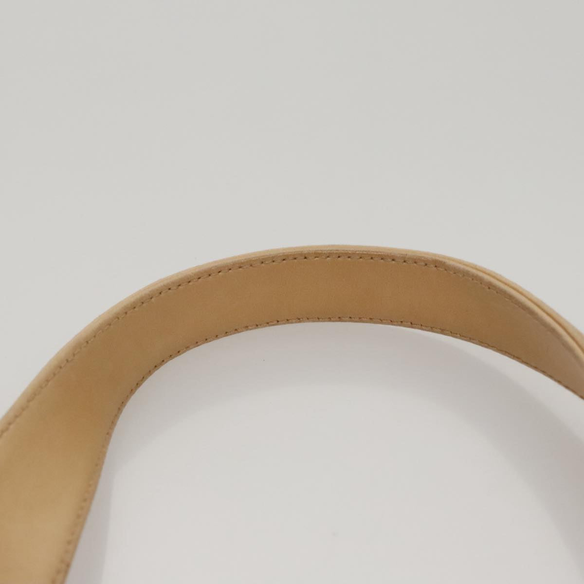 Chanel Chocolate Bar Beige Suede Shoulder Bag (Pre-Owned)