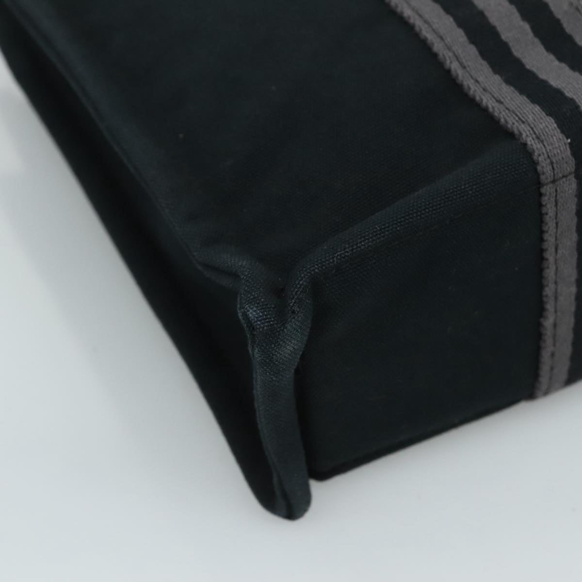 Hermès Fourre Tout Black Canvas Tote Bag (Pre-Owned)