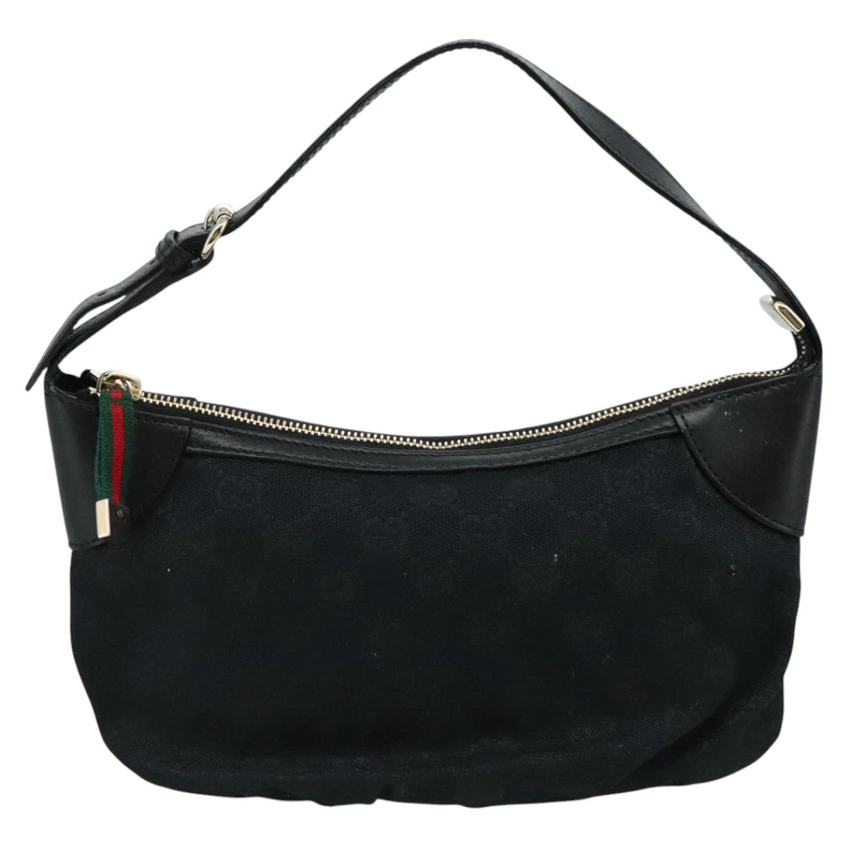 Gucci Sherry Brown Canvas Clutch Bag (Pre-Owned)