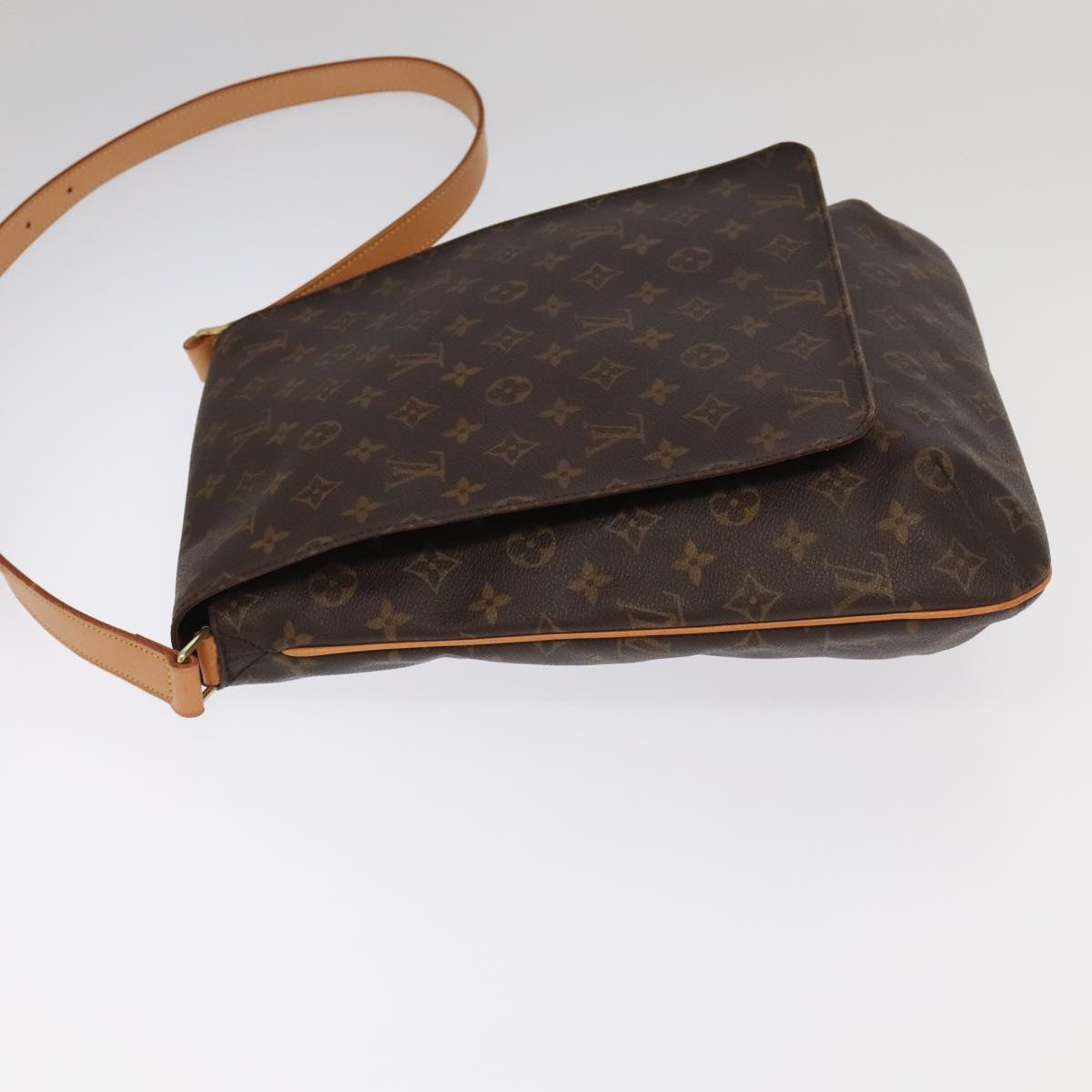 Louis Vuitton Musette Brown Canvas Shoulder Bag (Pre-Owned)