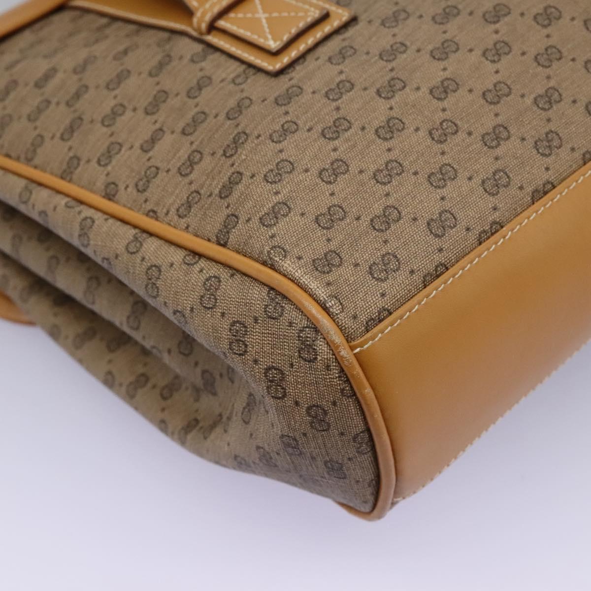 Gucci Micro Small Gg Canvas Beige Canvas Shoulder Bag (Pre-Owned)