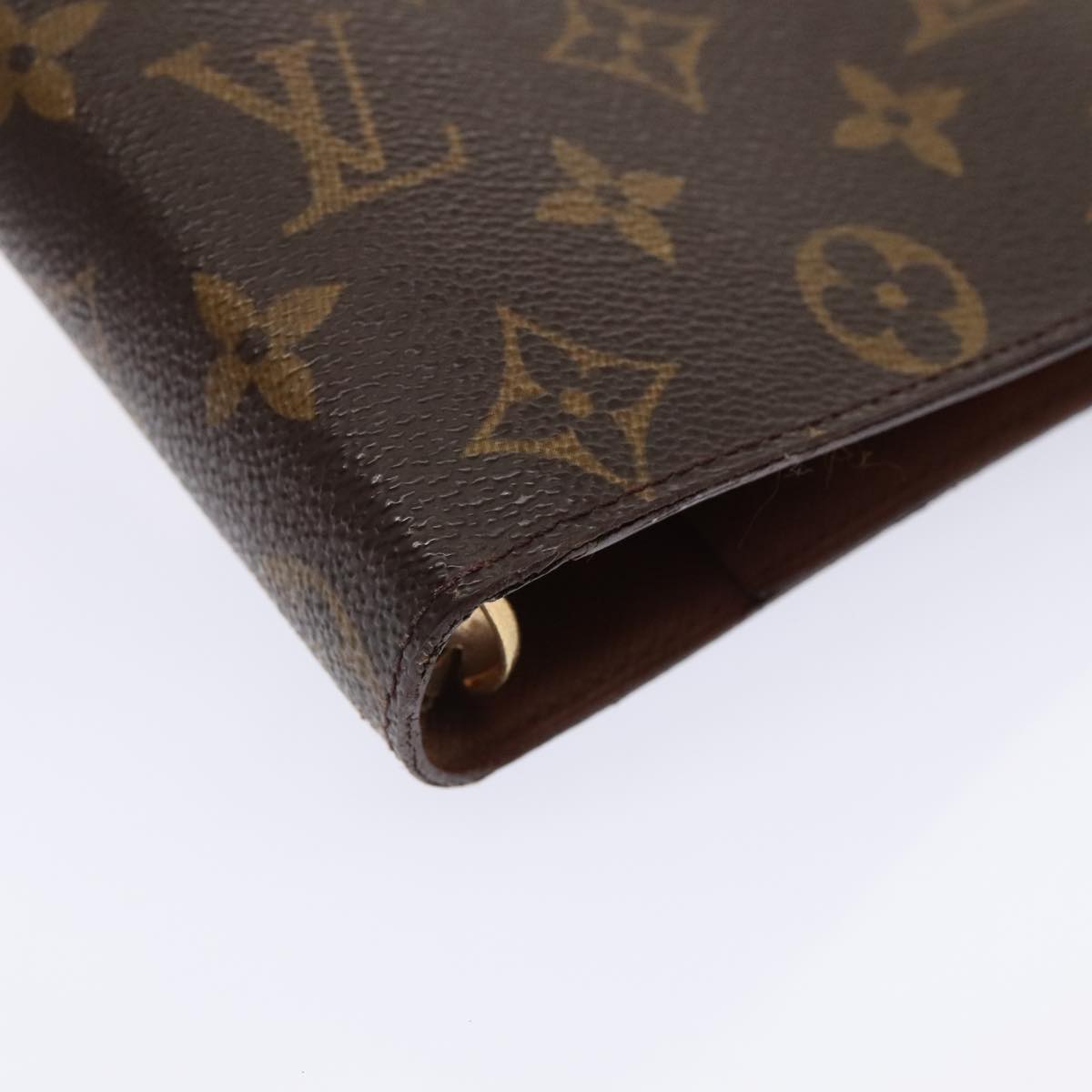 Louis Vuitton Agenda Cover Brown Canvas Wallet (Pre-Owned)