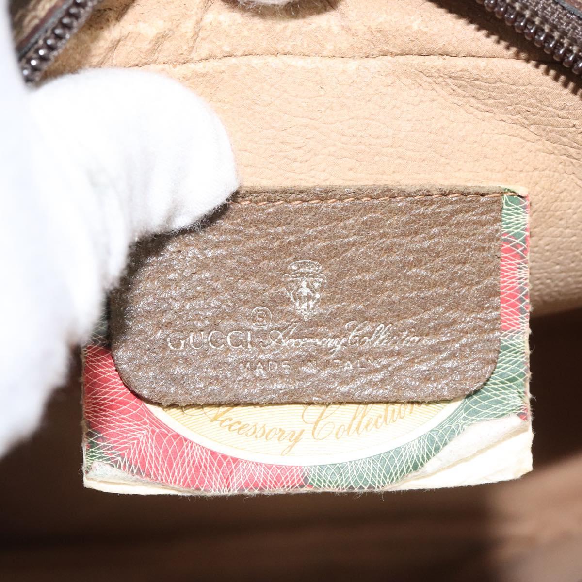 Gucci Ophidia Beige Canvas Clutch Bag (Pre-Owned)