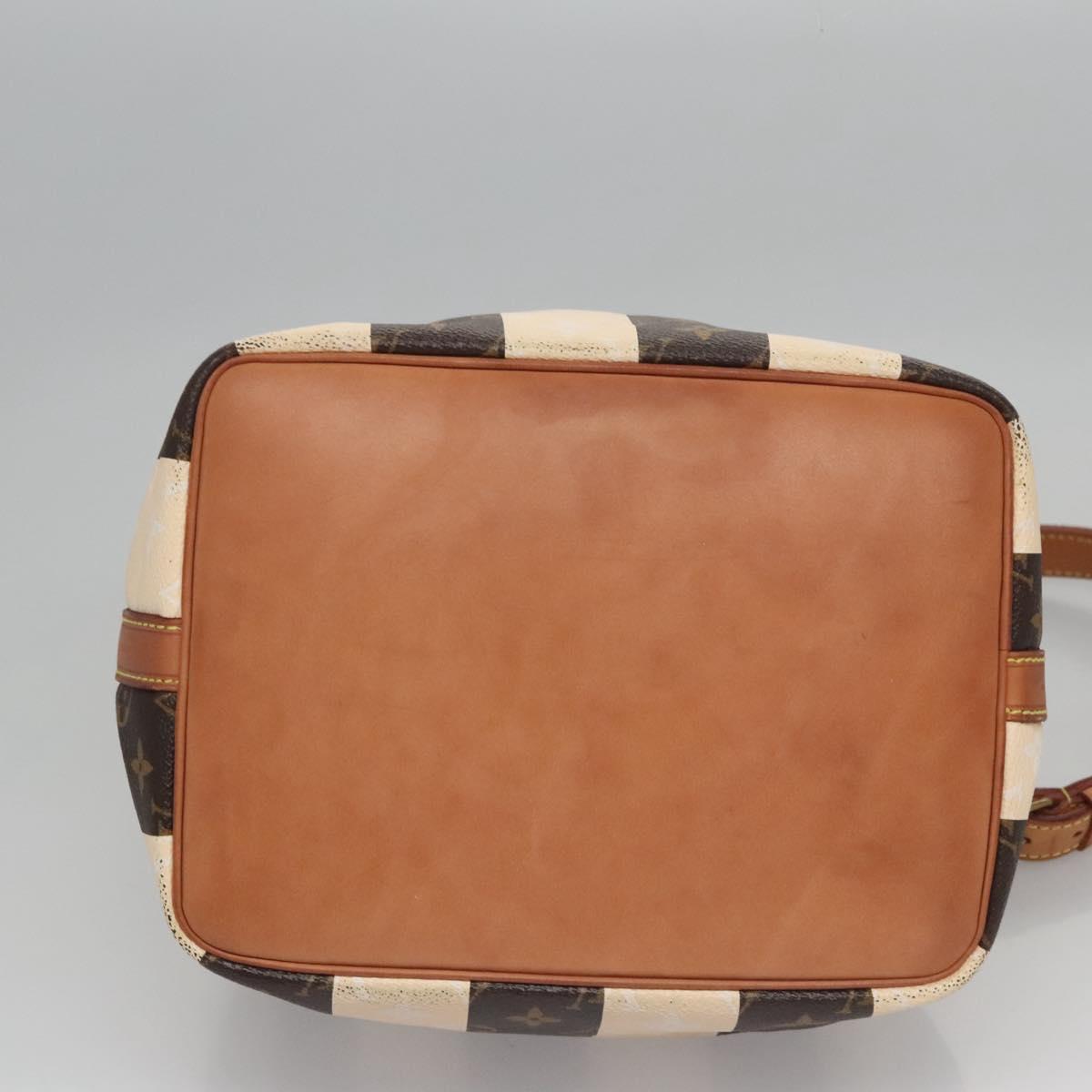Louis Vuitton Petit Noé Brown Canvas Shoulder Bag (Pre-Owned)