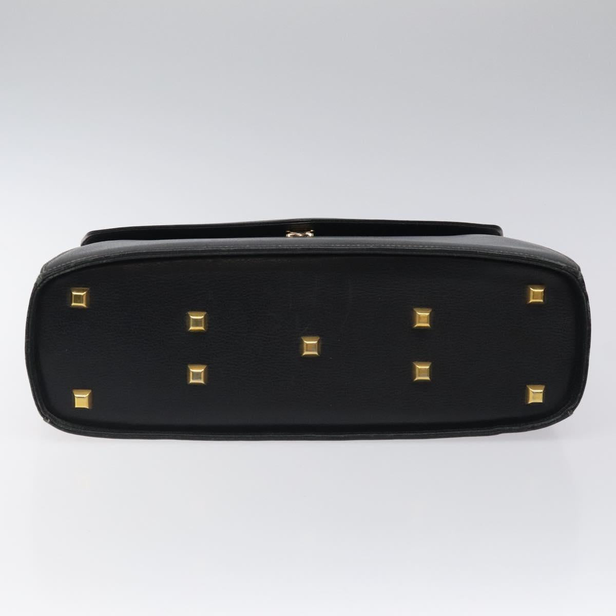 Salvatore Ferragamo Iconic Top Handle Black Leather Briefcase Bag (Pre-Owned)