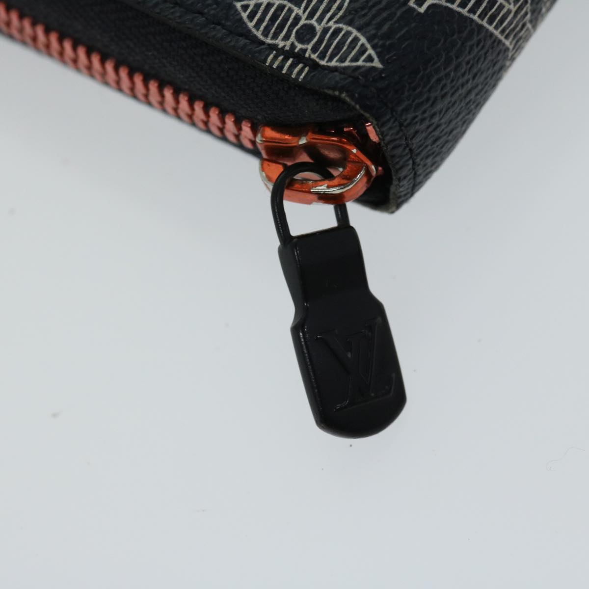 Louis Vuitton Zippy Organizer Black Canvas Wallet (Pre-Owned)