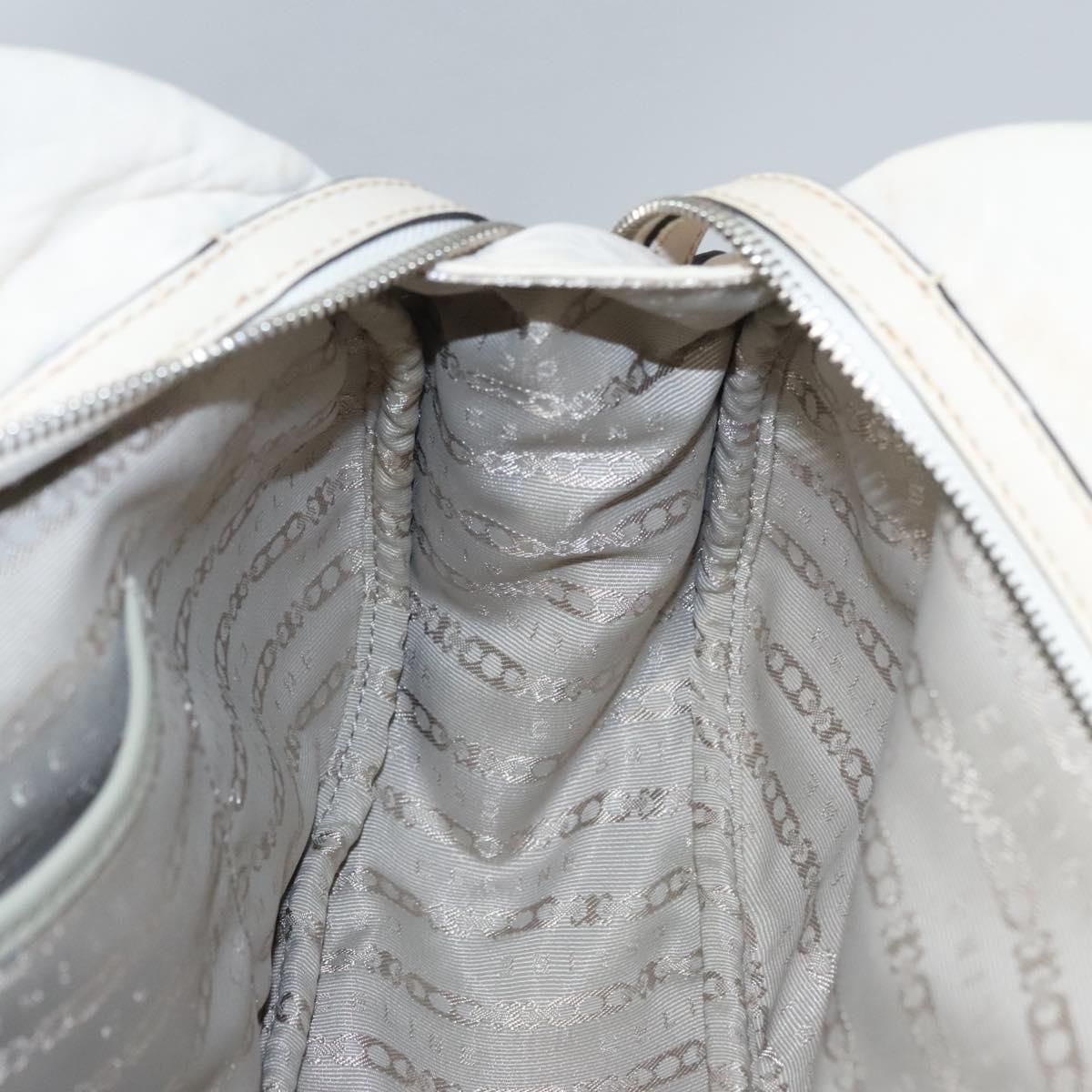 Céline Vintage Beige Leather Shoulder Bag (Pre-Owned)