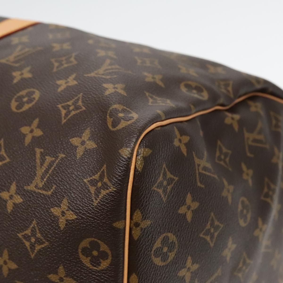 Louis Vuitton Keepall 50 Brown Canvas Travel Bag (Pre-Owned)