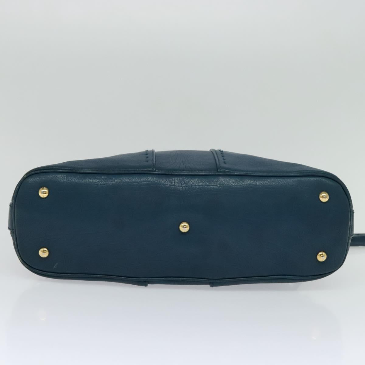 Yves Saint Laurent Muse Blue Leather Handbag (Pre-Owned)