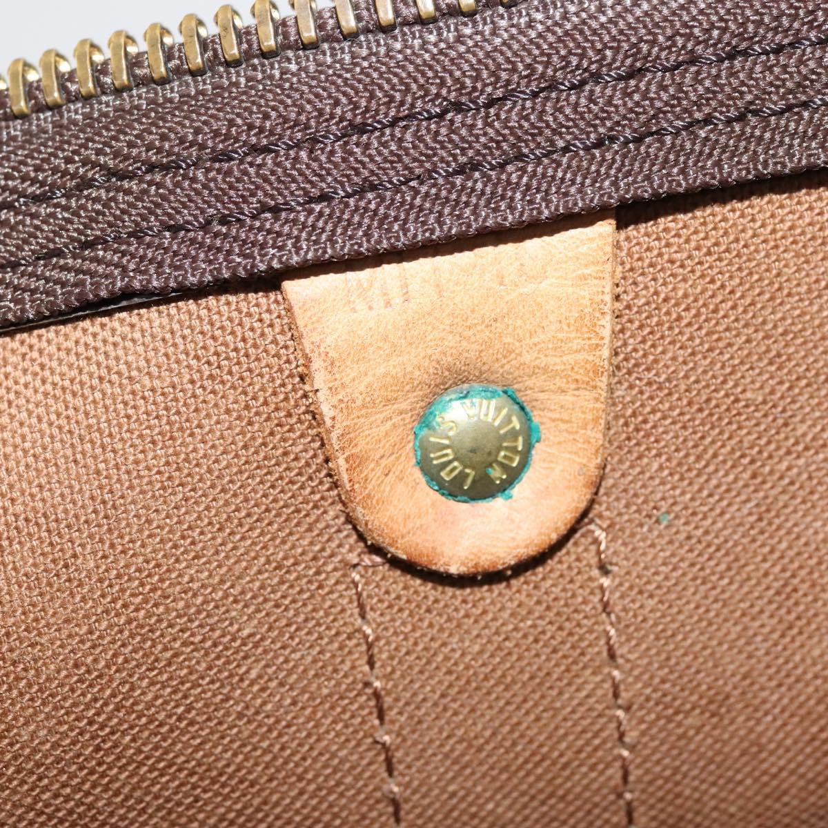 Louis Vuitton Keepall 55 Brown Canvas Travel Bag (Pre-Owned)