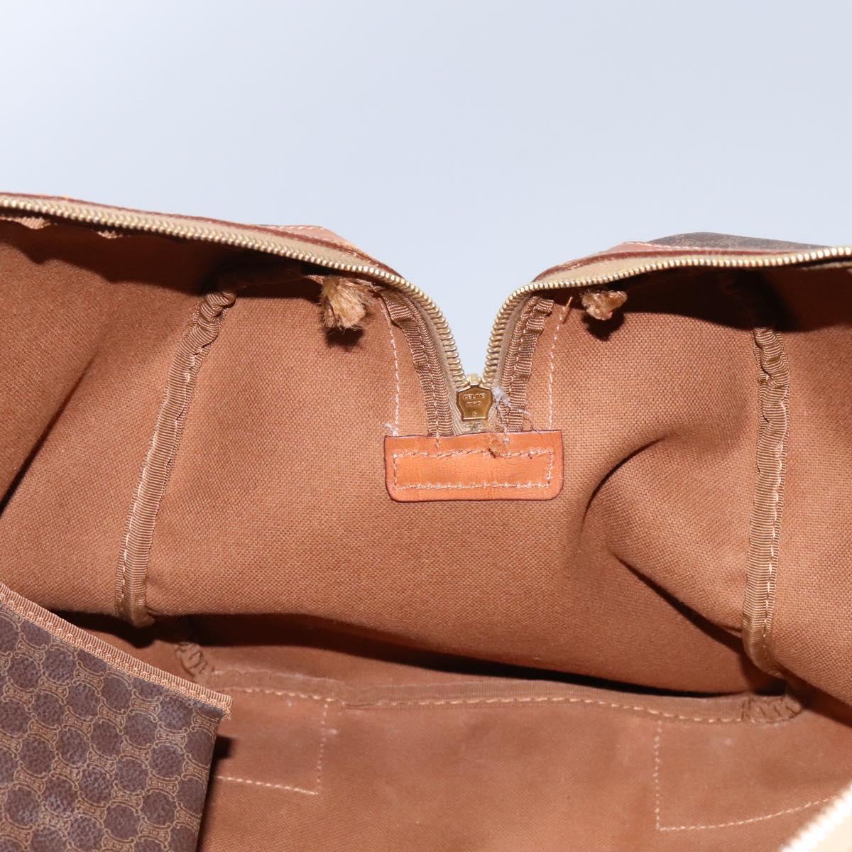 Céline Boston Brown Canvas Travel Bag (Pre-Owned)