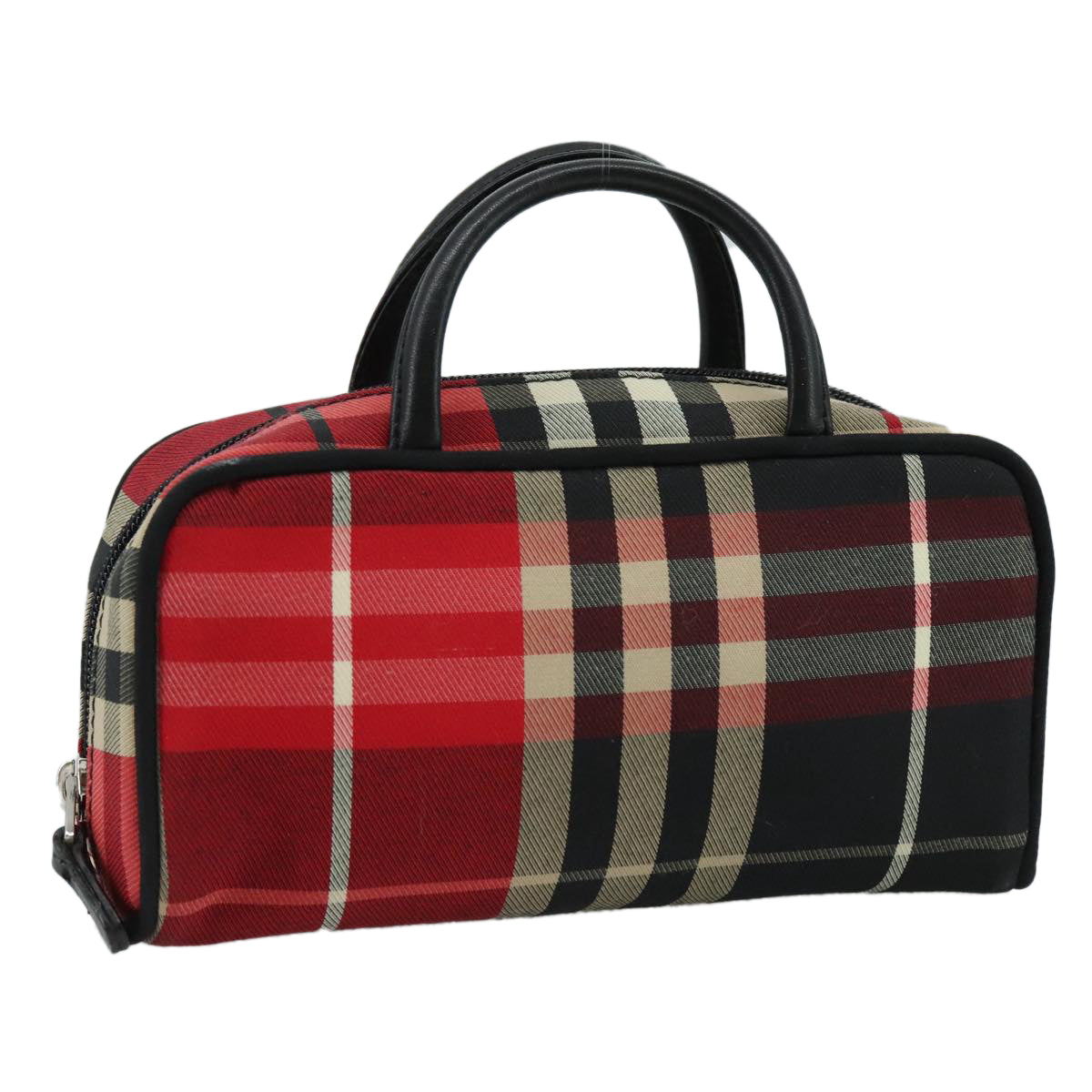 Burberry Nova Check Multicolour Canvas Handbag (Pre-Owned)