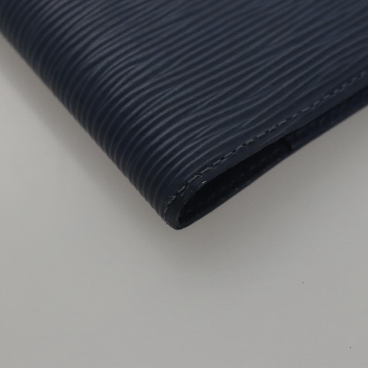 Louis Vuitton Agenda Pm Blue Leather Wallet (Pre-Owned)