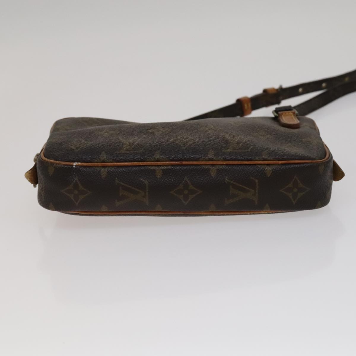 Louis Vuitton Marly Brown Canvas Shoulder Bag (Pre-Owned)
