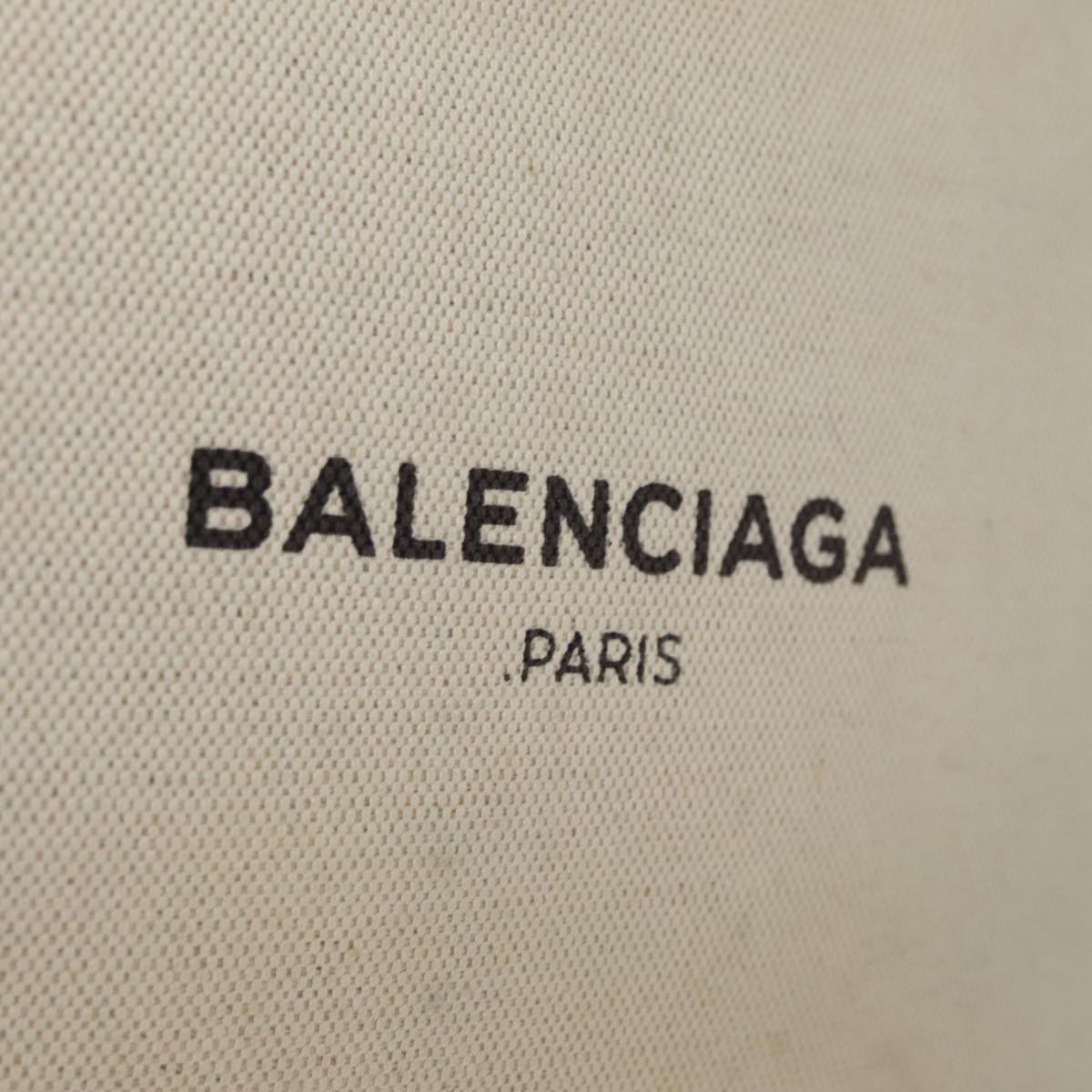 Balenciaga Clip Beige Canvas Clutch Bag (Pre-Owned)
