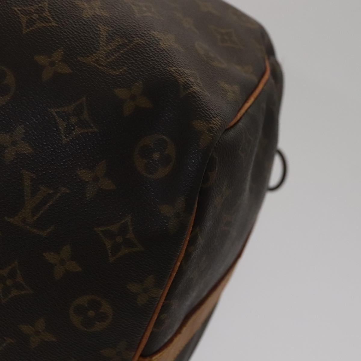 Louis Vuitton Keepall Bandoulière 60 Brown Canvas Travel Bag (Pre-Owned)
