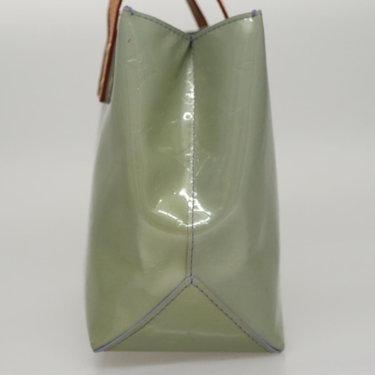 Louis Vuitton Reade Blue Patent Leather Handbag (Pre-Owned)