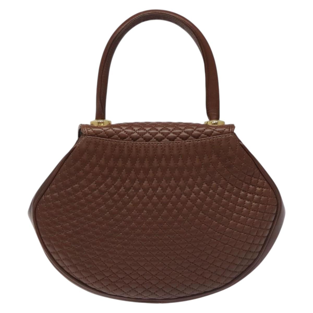 Bally Brown Leather Handbag (Pre-Owned)