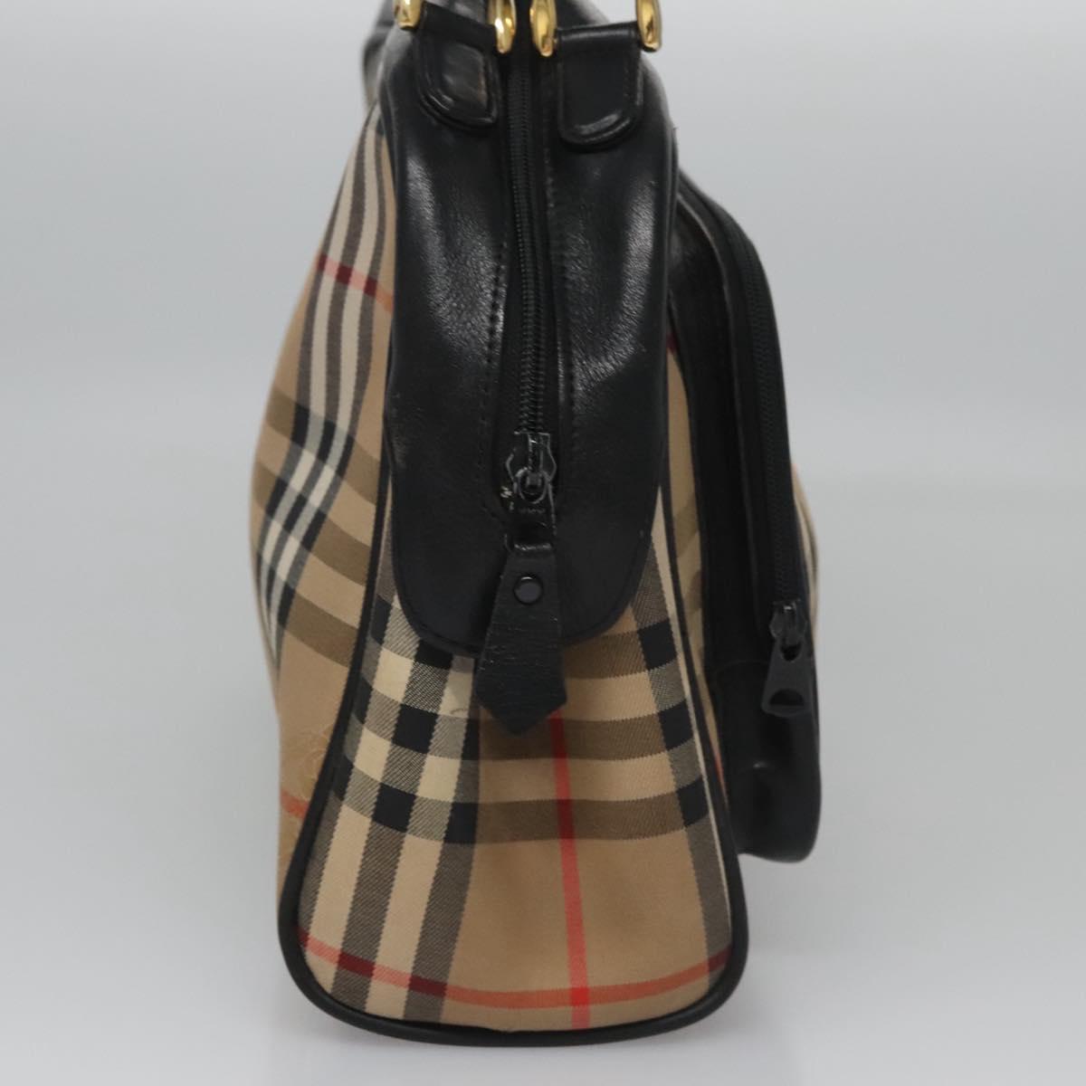 Burberry London Beige Canvas Handbag (Pre-Owned)