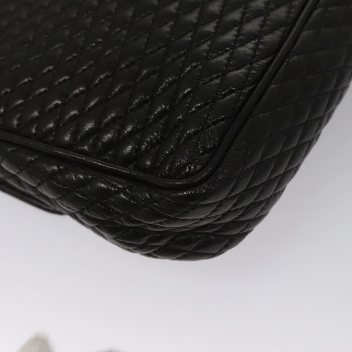 Bally Black Leather Shoulder Bag (Pre-Owned)