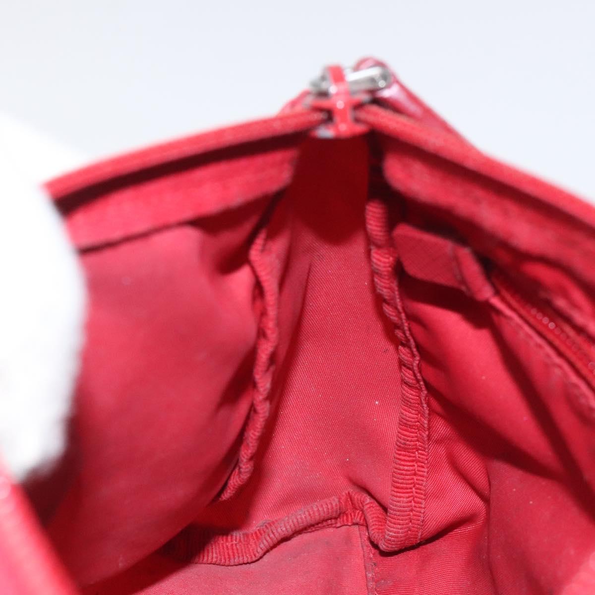 Prada Red Synthetic Clutch Bag (Pre-Owned)