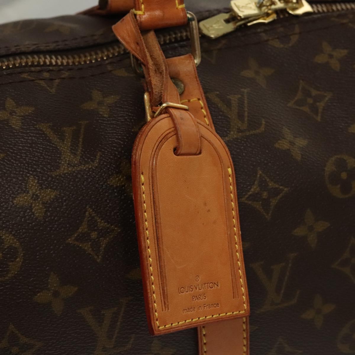 Louis Vuitton Keepall 45 Brown Canvas Travel Bag (Pre-Owned)