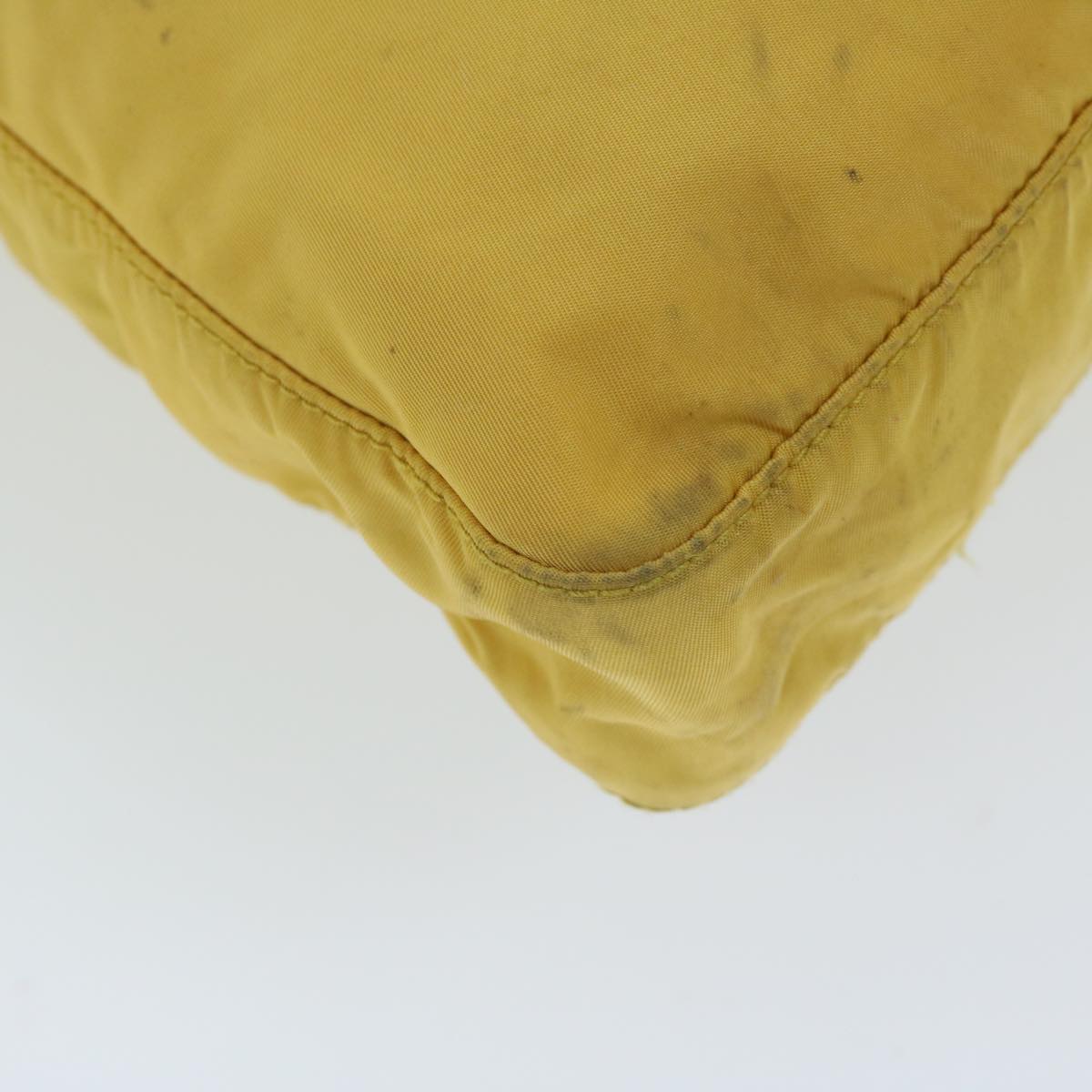 Prada Tessuto Yellow Synthetic Tote Bag (Pre-Owned)