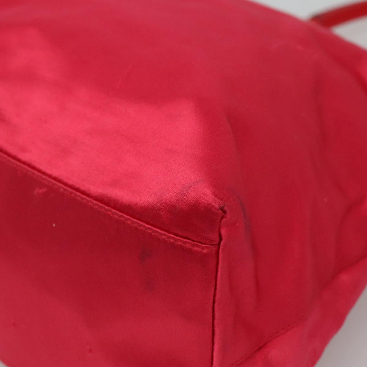 Prada Tessuto Pink Synthetic Shoulder Bag (Pre-Owned)