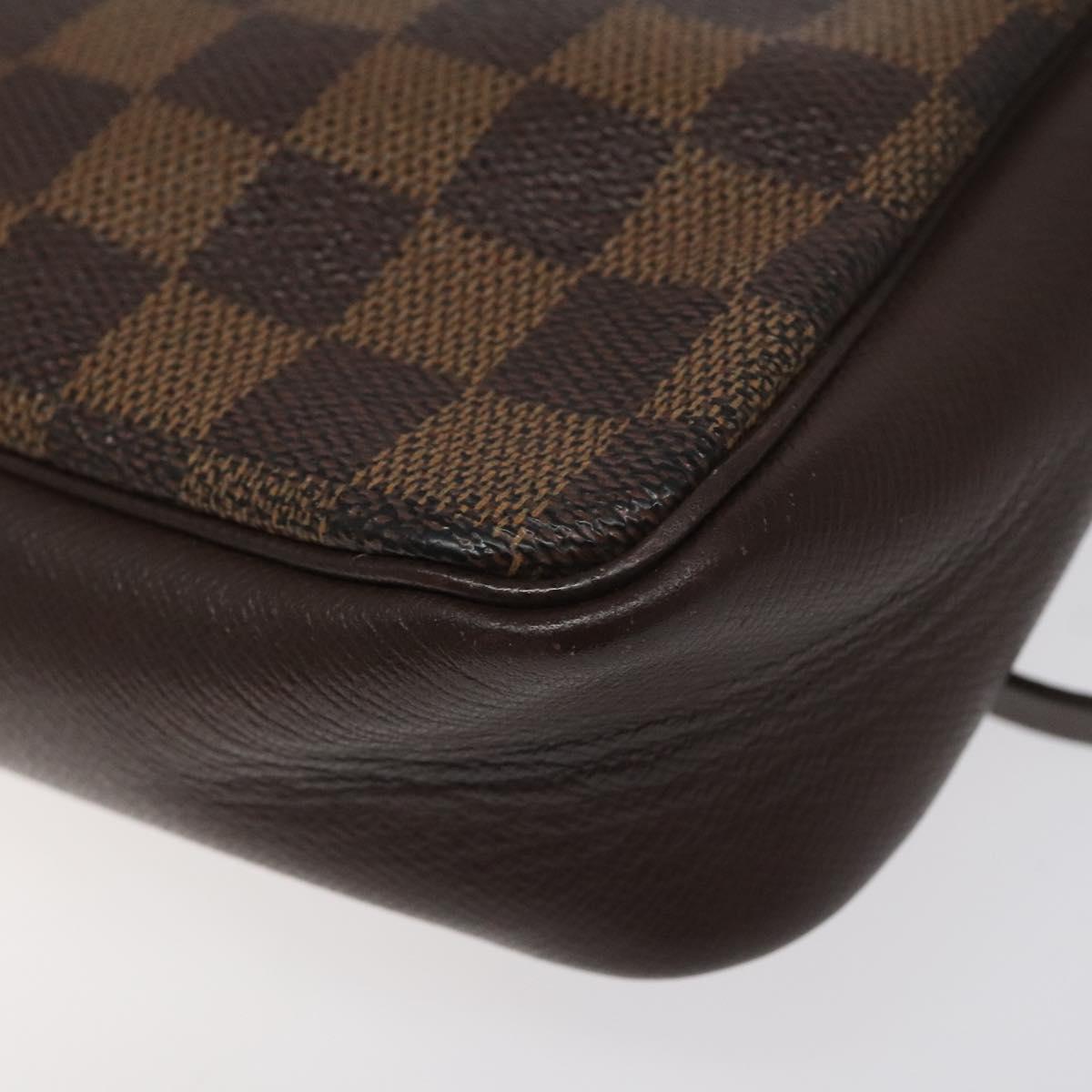 Louis Vuitton Trousse Makeup Brown Canvas Clutch Bag (Pre-Owned)