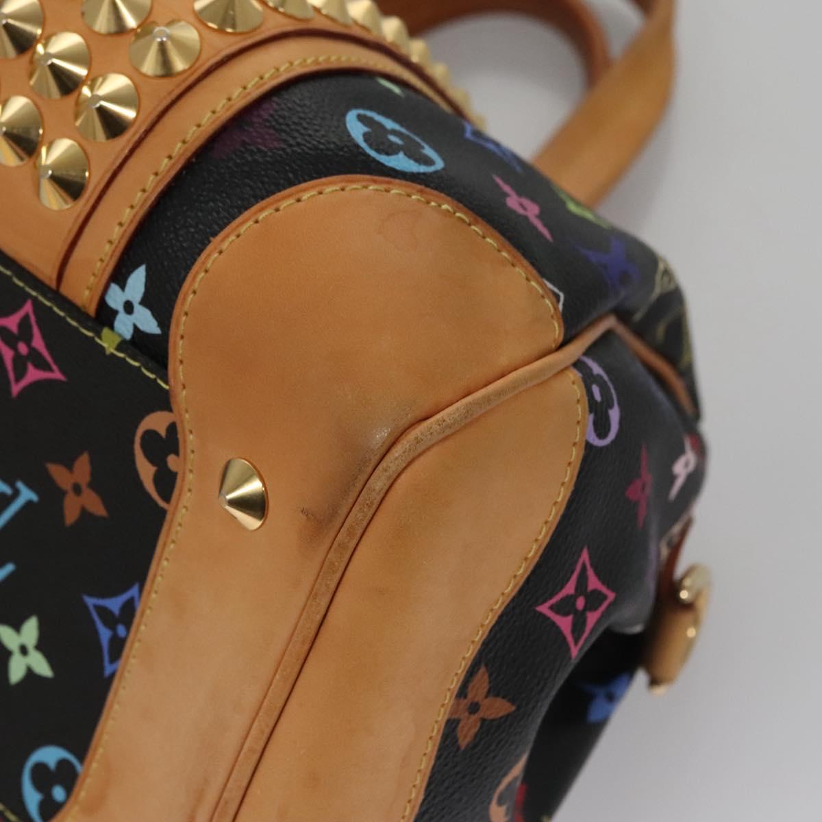 Louis Vuitton Courtney Black Canvas Handbag (Pre-Owned)