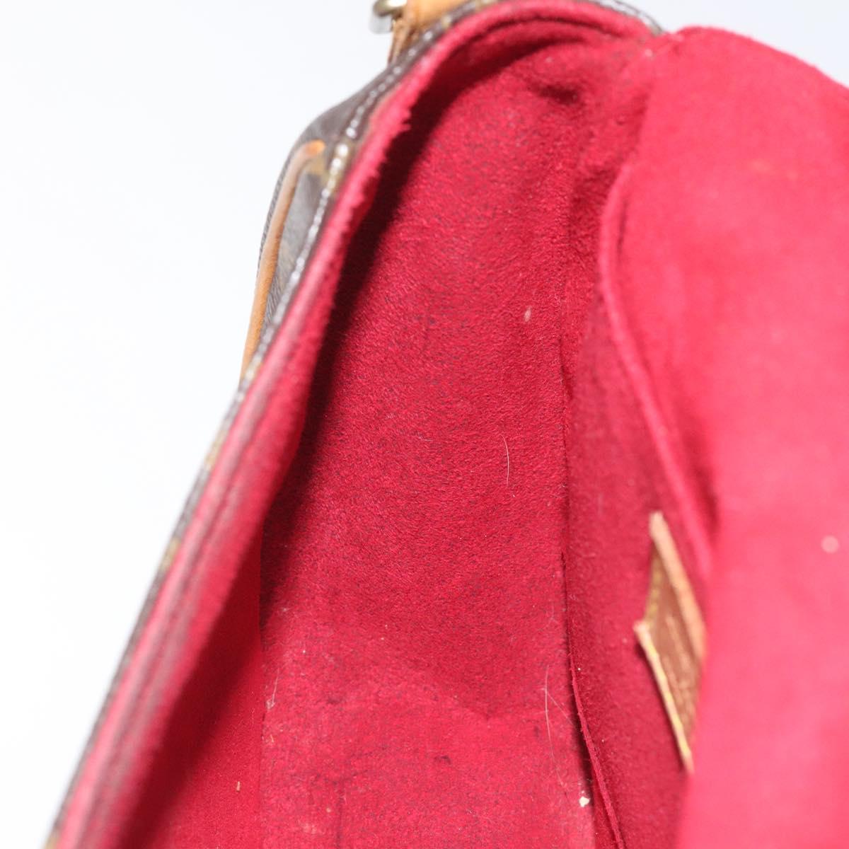 Louis Vuitton Tambourin Brown Canvas Shoulder Bag (Pre-Owned)