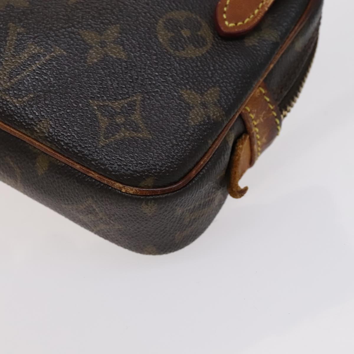 Louis Vuitton Marly Brown Canvas Shoulder Bag (Pre-Owned)