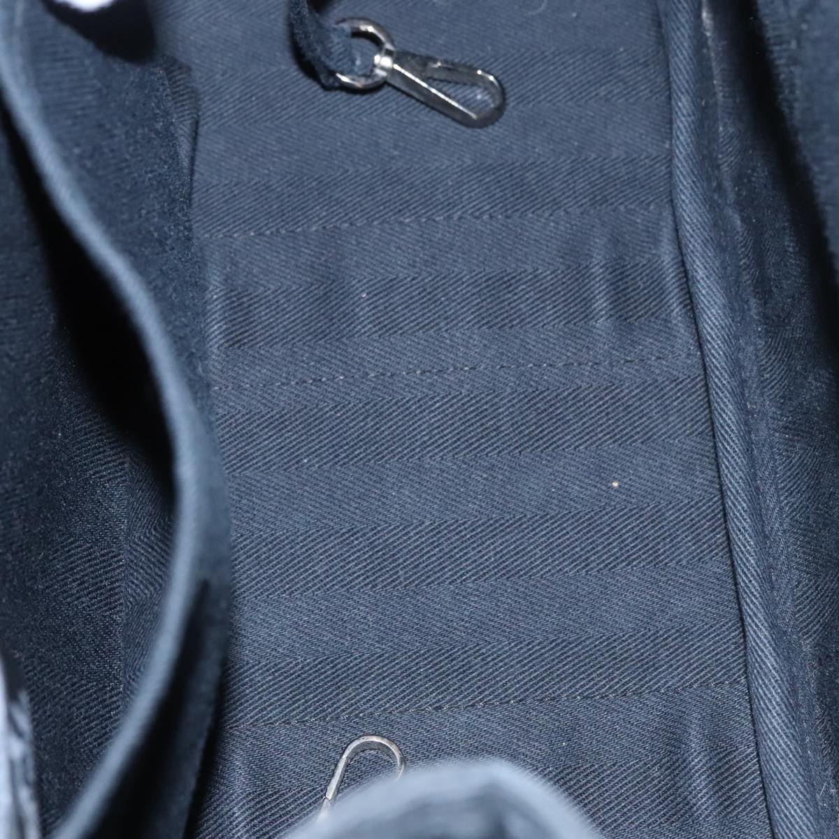 Hermès Valparaiso Black Canvas Handbag (Pre-Owned)
