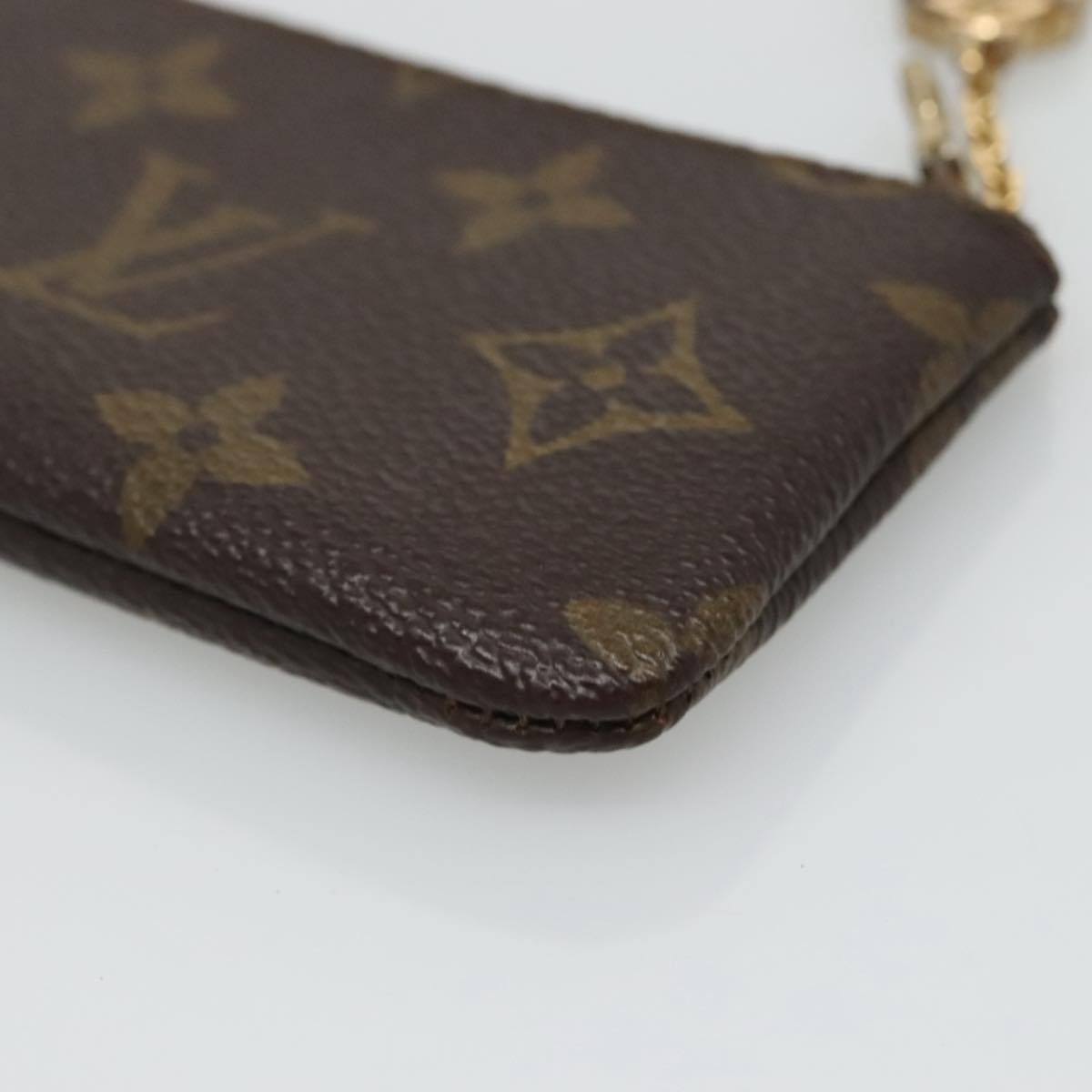 Louis Vuitton Pochette Clés Brown Canvas Wallet (Pre-Owned)