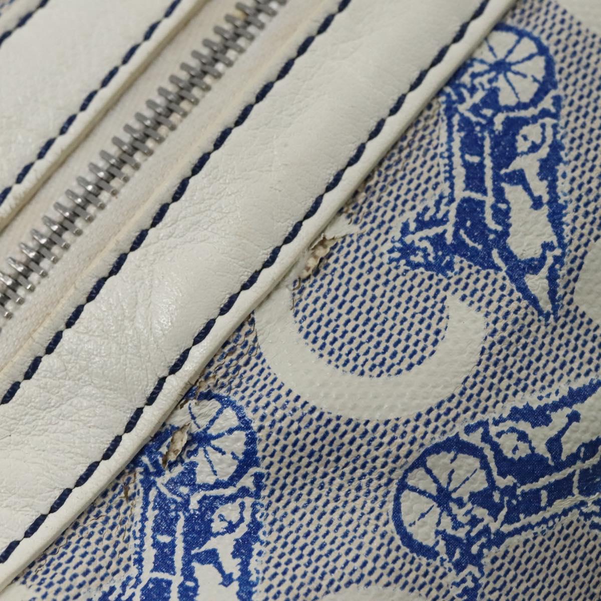 Céline Macadam Blue Canvas Handbag (Pre-Owned)