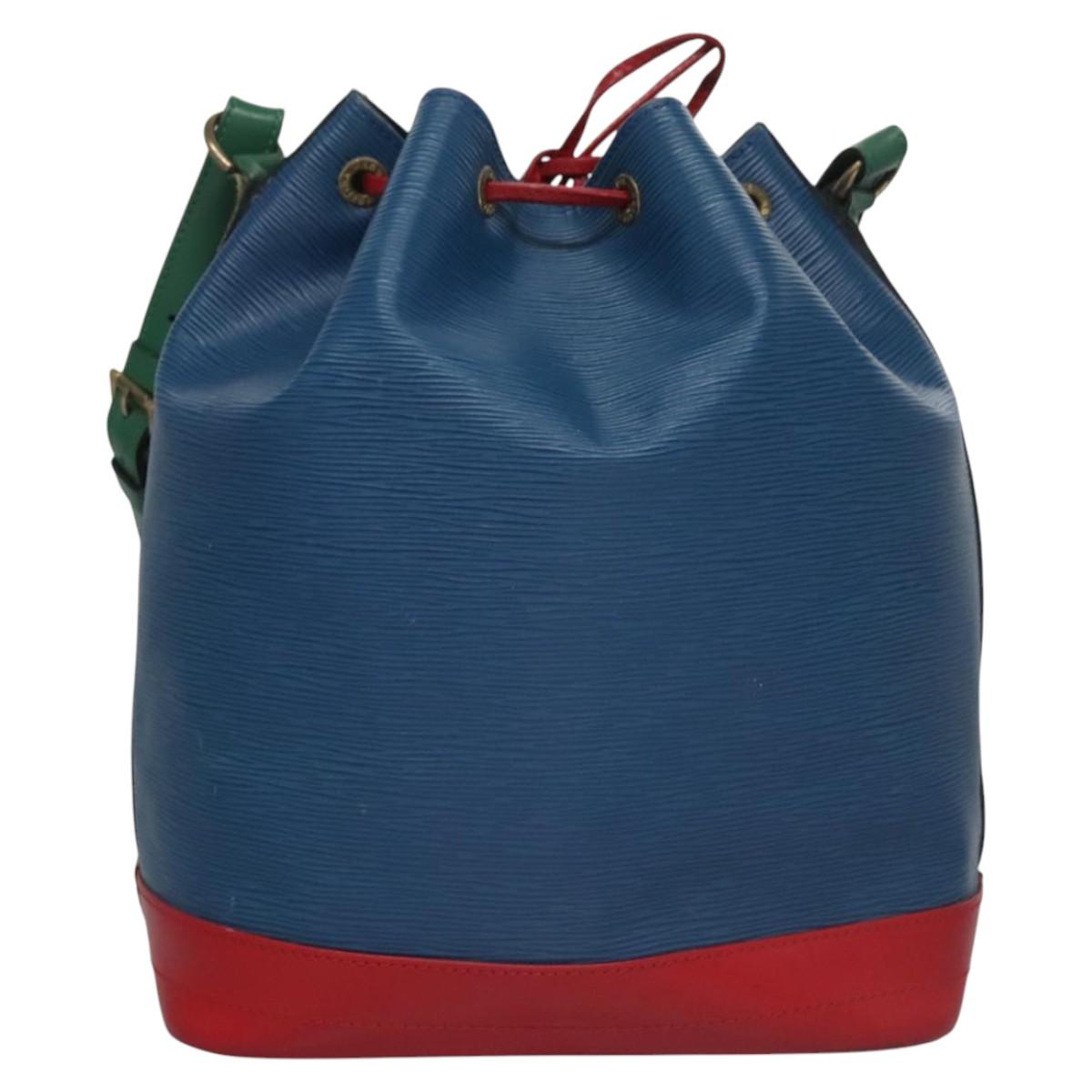 Louis Vuitton Noe Blue Leather Shoulder Bag (Pre-Owned)