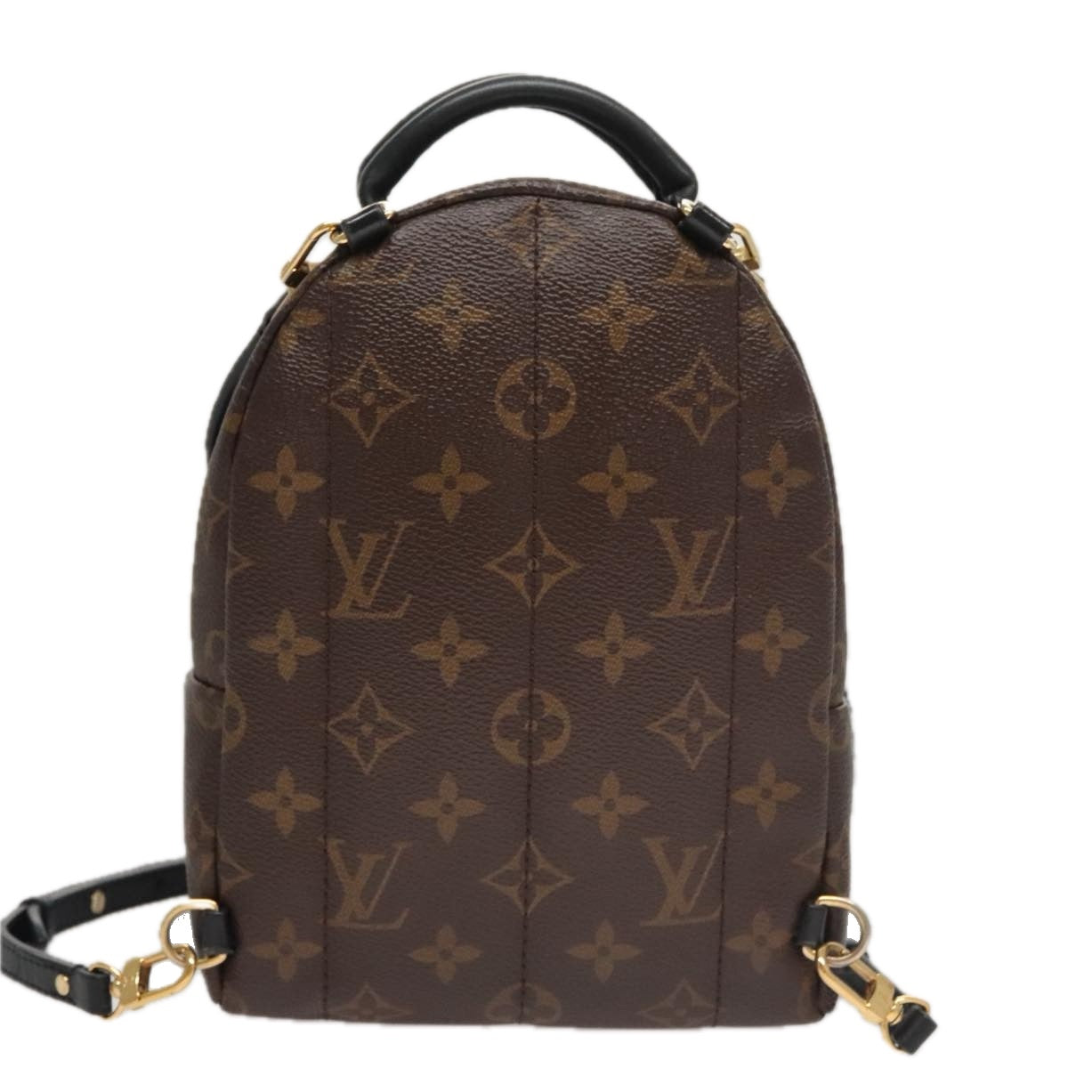 Louis Vuitton Palm Springs Mini Brown Canvas Backpack Bag (Pre-Owned)