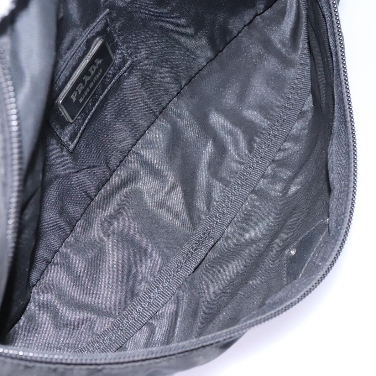 Prada Tessuto Black Synthetic Clutch Bag (Pre-Owned)