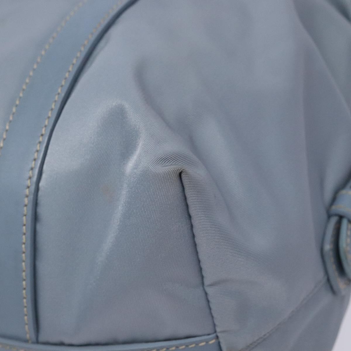 Prada Tessuto Blue Nylon Tote Bag (Pre-Owned)