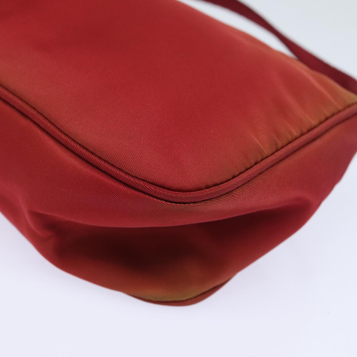 Prada Tessuto Red Synthetic Clutch Bag (Pre-Owned)