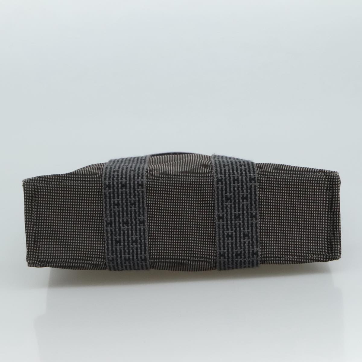Hermès Herline Grey Canvas Tote Bag (Pre-Owned)